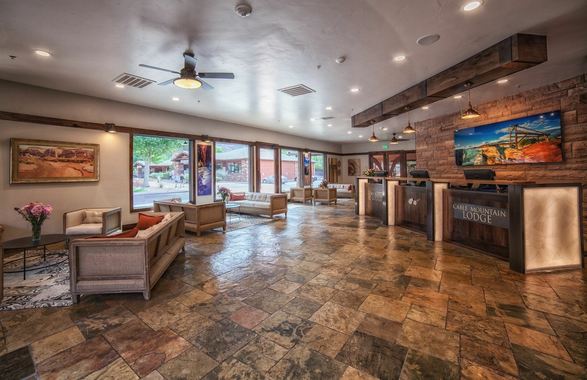Cable Mountain Lodge Springdale Exteriér fotografie